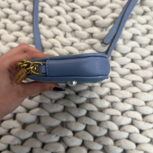 Karl Lagerfeld Blue Quilted Crossbody Bag - Picture 6 of 7